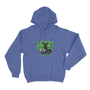 BAC Dublin Unisex Hoodie Blue
