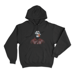 Fenian Balaclava Portrait Unisex Hoodie Black
