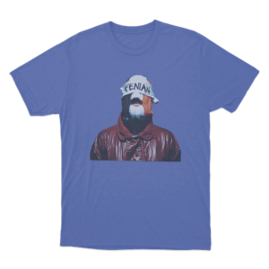 Fenian Balaclava Portrait Unisex T Shirt Blue