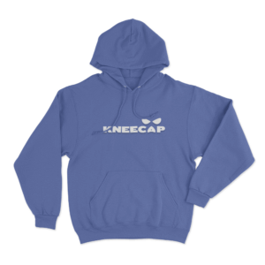 Kneecap Logo Unisex Hoodie Blue