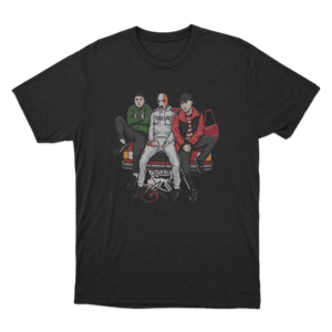 Kneecap Trio Car Unisex T Shirt Black