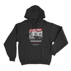 Kneecap Wanted Poster Unisex Hoodie Black