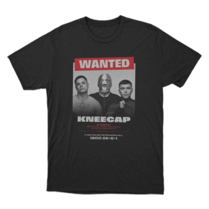 Kneecap Wanted Poster Unisex T Shirt Black